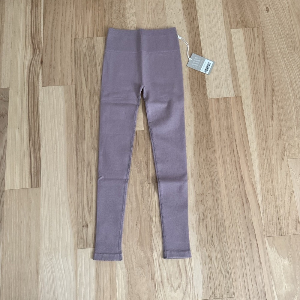 Everlane Size XS/S The Seamless Knit Legging Soft Stretch Dusty Lavender -New